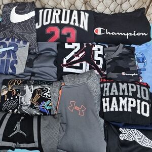 Boys Clothing Lot Size XL Jordan,Nike,Champion +more